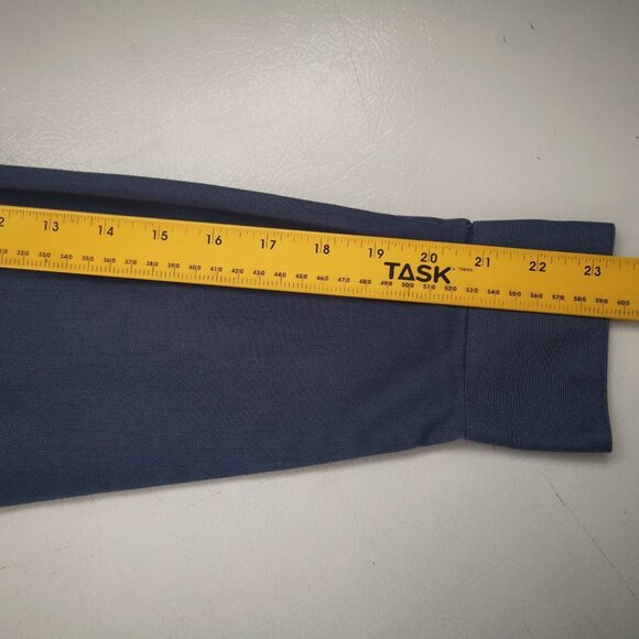 Awearness Kenneth Cole Men's Size 15 1/2 Blue Slim Fit Dress Shirt - Picture 10 of 11